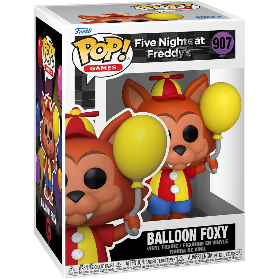 Фігурка Фанко Фоксі П'ять ночей з Фредді №907 Balloon Foxy Funko 67627