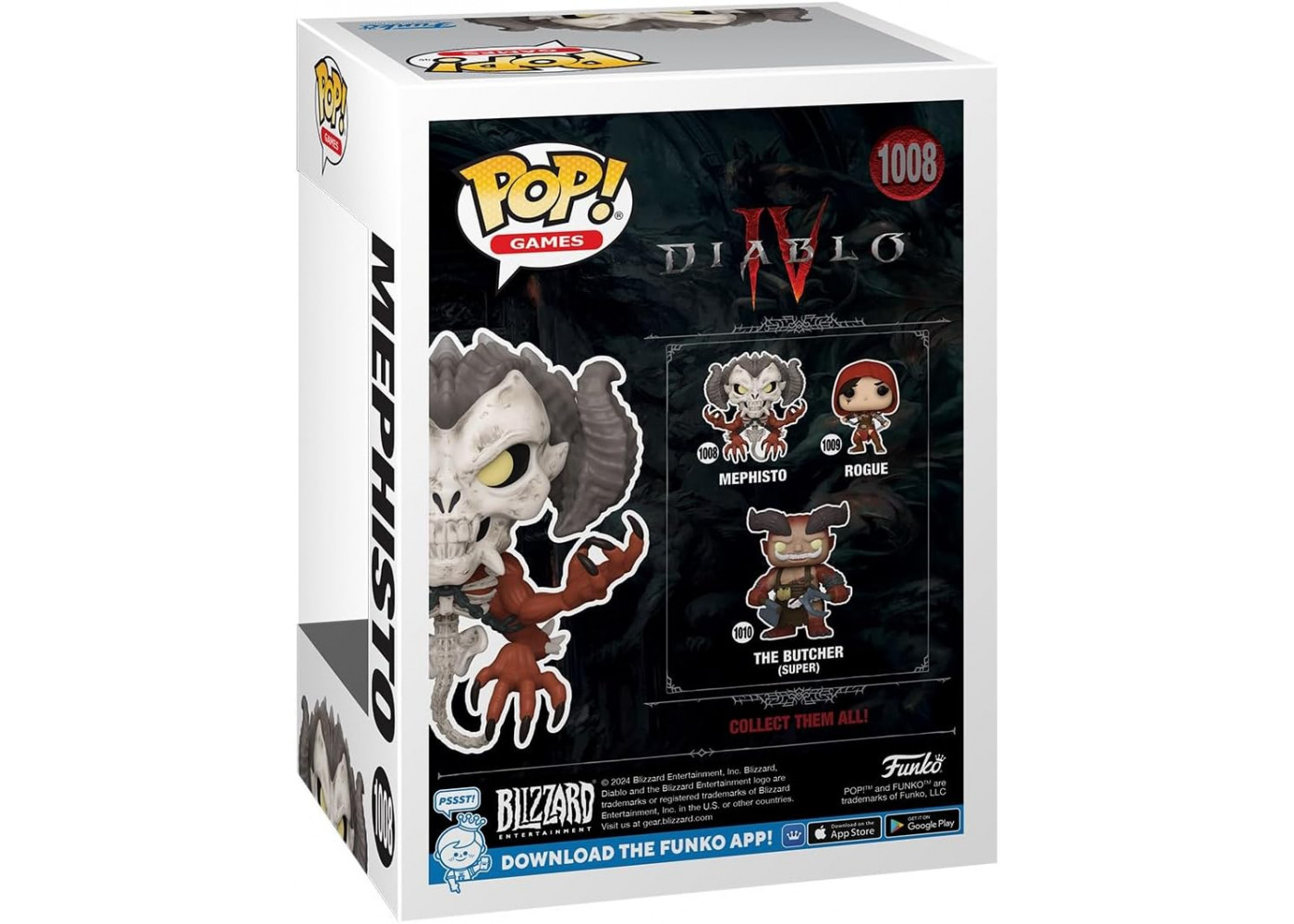 Фигурка Фанко Мефисто Диабло IV №1008 Diablo IV Mephisto Funko 82372