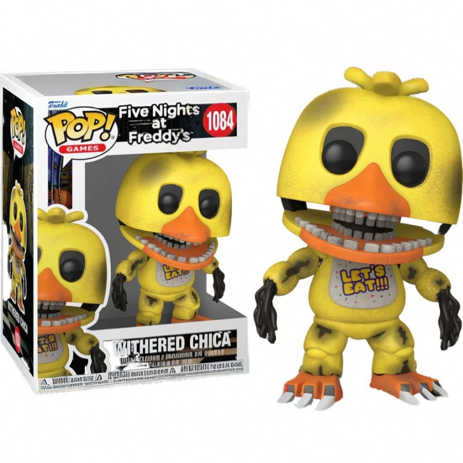 Фігурка Фанко Чіка П'ять ночей з Фредді №1084 Five Nights at Freddy's Withered Chica Funko 83865