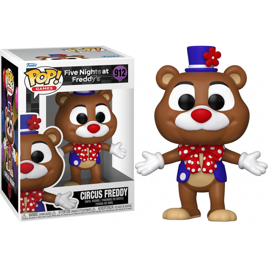 Фігурка Фанко Цирк Фредді П'ять ночей з Фредді №912 Five Nights at Freddy's Circus Freddy Fazbear Funko 67630