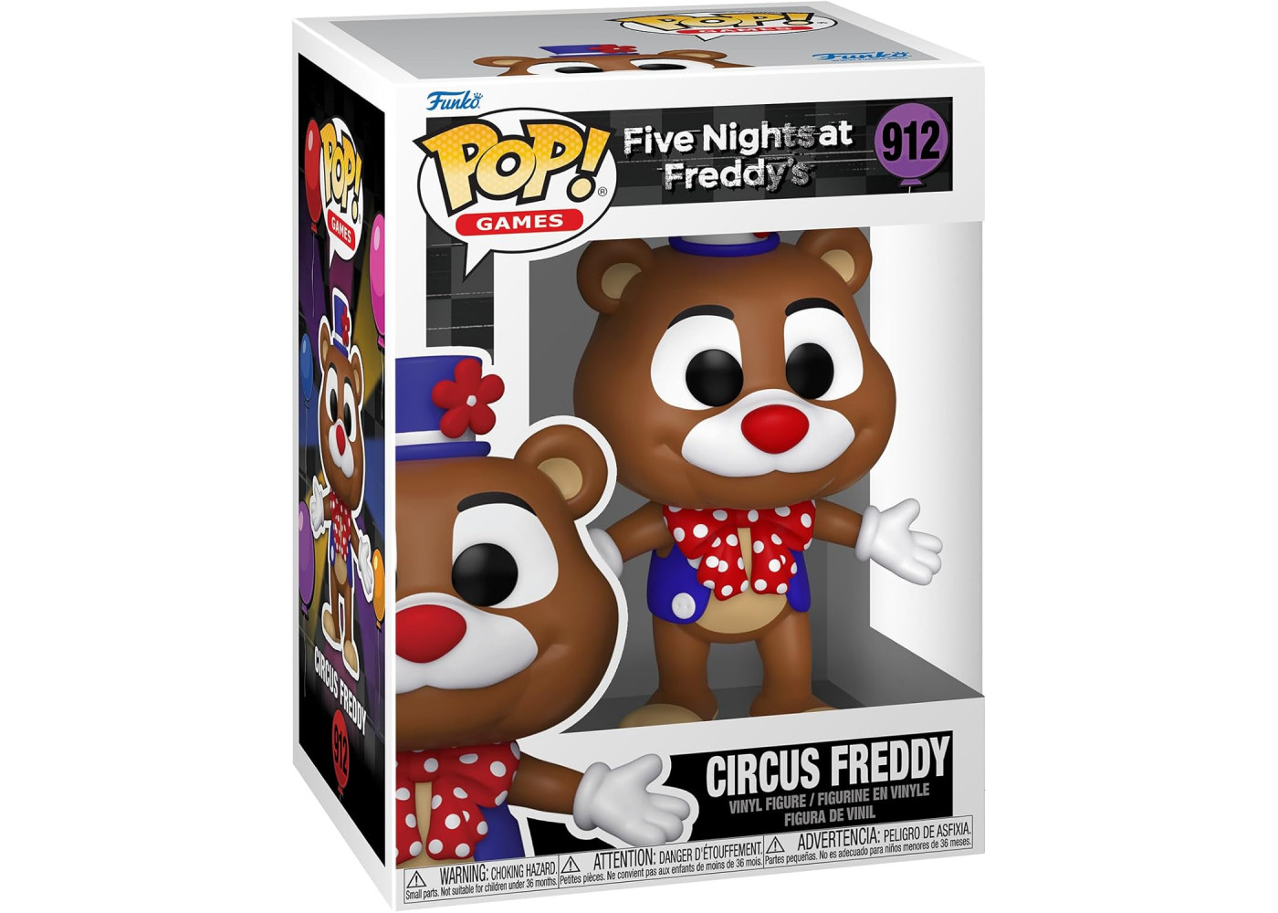 Фигурка Фанко Цирк Фредди Пять ночей с Фредди №912 Five Nights at Freddy's Circus Freddy Fazbear Funko 67630