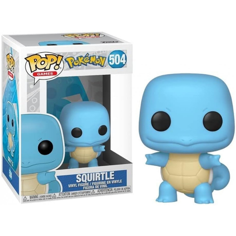 Фигурка Фанко Сквиртл Покемон №504 Pokemon Squirtle Funko 39442