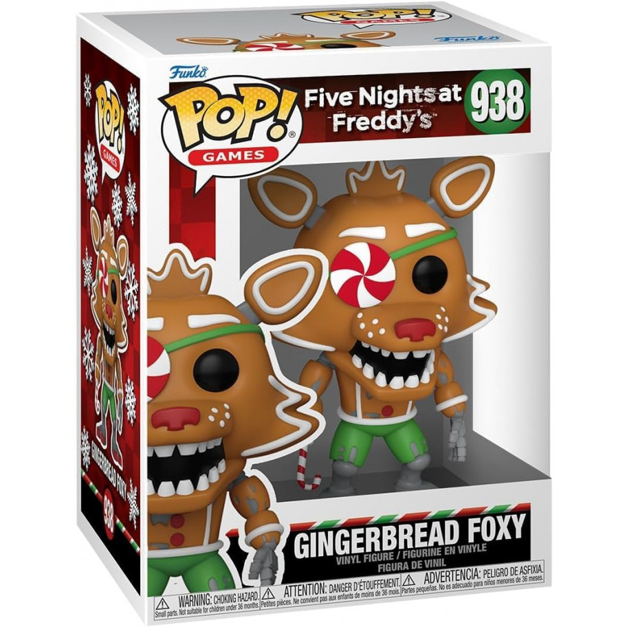 Фігурка Фанко П'ять ночей з Фредді Пряничний Фоксі №938 Five Nights at Freddy's Gingerbread Foxy Funko 72487