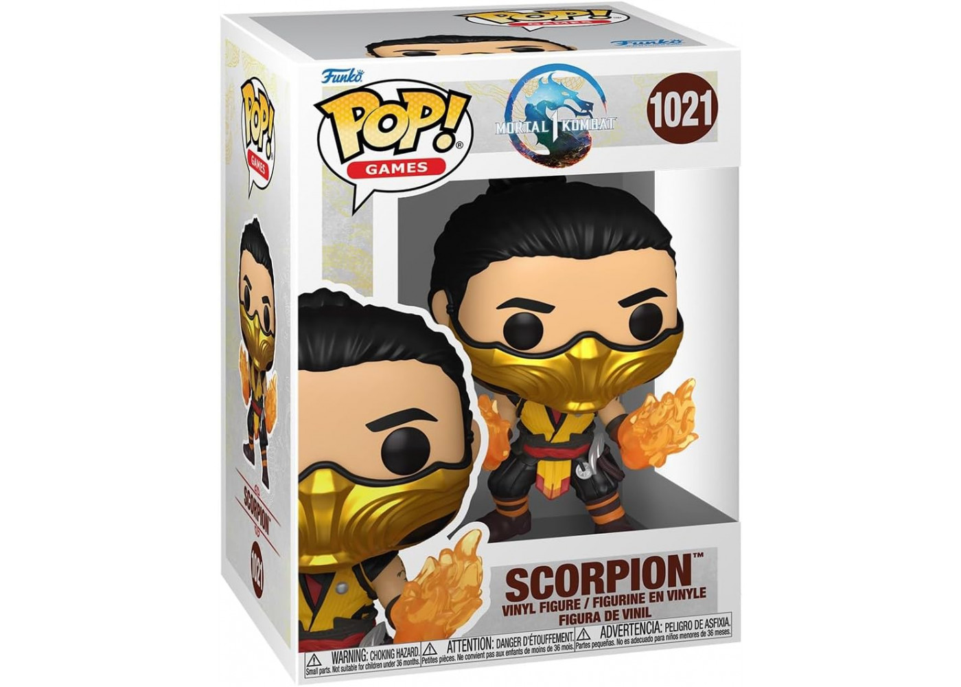 Фігурка Фанко Скорпіон Мортал Комбат №1021 Mortal Kombat 1 Scorpion Funko 80274