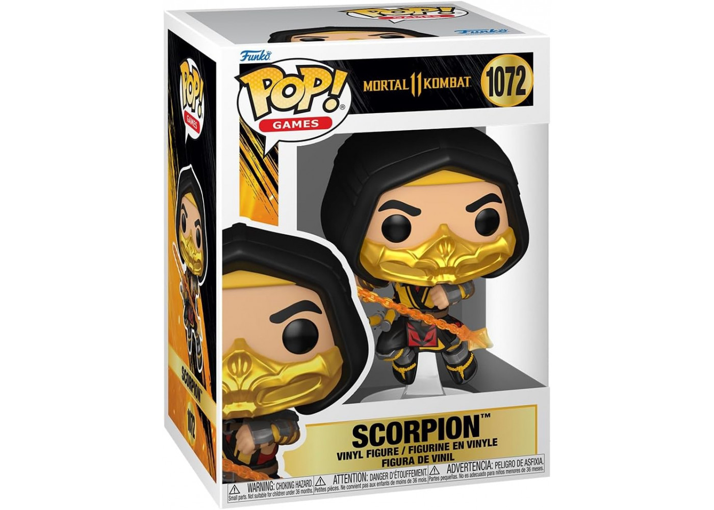 Фігурка Фанко Скорпіон Мортал Комбат 11 №1072 Mortal Kombat 11 Scorpion Funko 80305