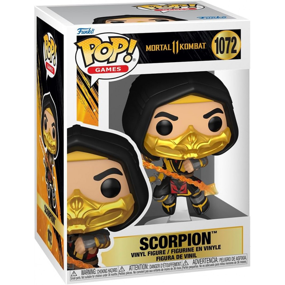 Фігурка Фанко Скорпіон Мортал Комбат 11 №1072 Mortal Kombat 11 Scorpion Funko 80305