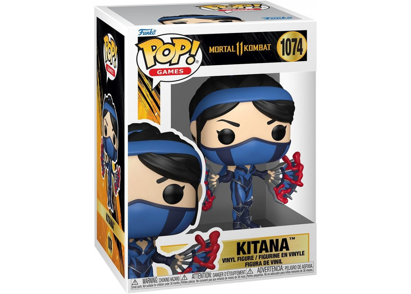 Фигурка Фанко Китана Мортал Комбат 11 №1074 Mortal Kombat 11 Kitana Funko 80304