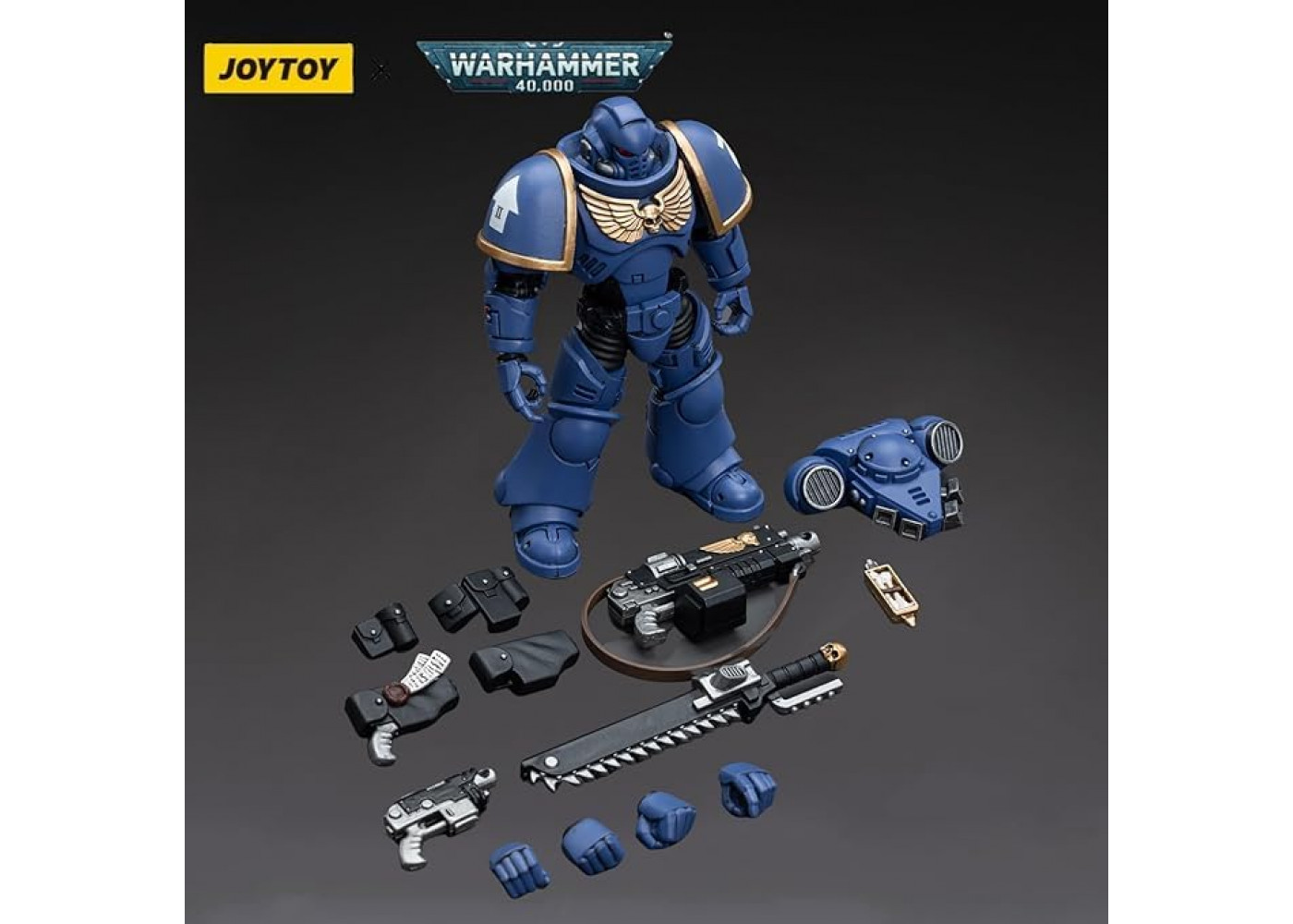 Фігурка Вархаммер 10 см 40000 Warhammer Ultramarines Intercessors JOYTOY JT6632