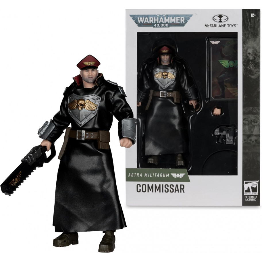 Фигурка Вархаммер 40000 Комиссар Астра Милитарум 18 см Warhammer Commissar Astra Militarum McFarlane 10901