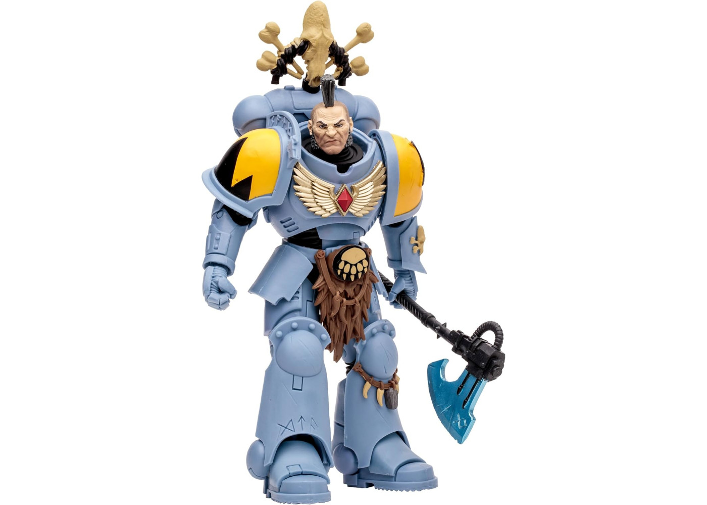 Фигурка Вархаммер Воин Волчьей гвардии Warhammer Space Wolves Wolf Guard McFarlane 10932