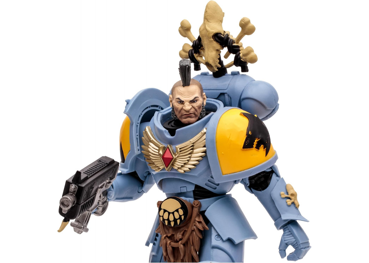 Фигурка Вархаммер Воин Волчьей гвардии Warhammer Space Wolves Wolf Guard McFarlane 10932