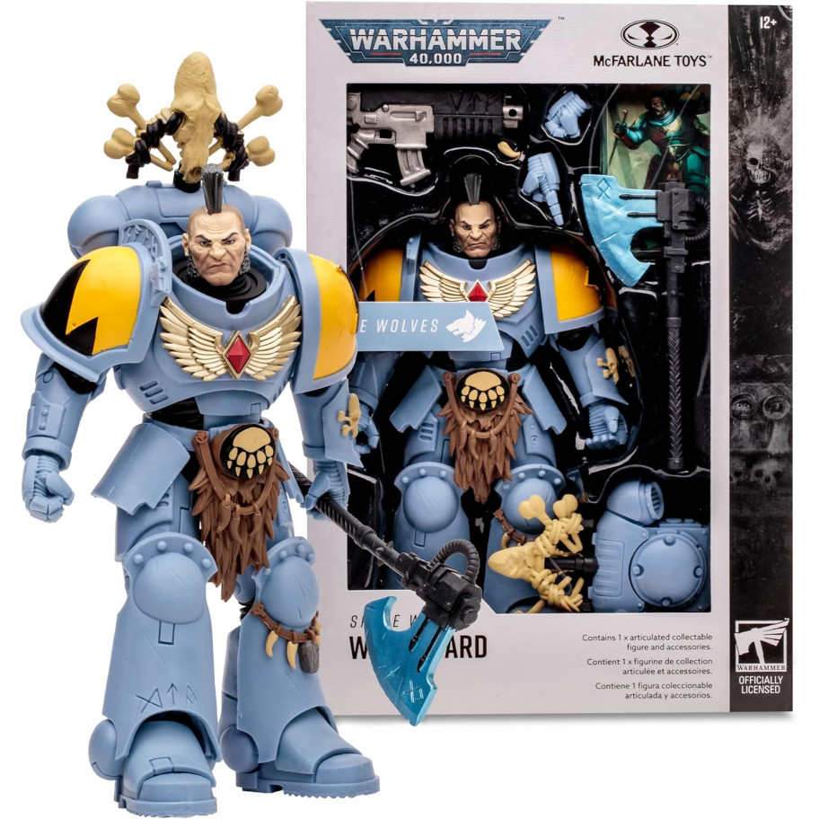 Фігурка Вархаммер Воїн Вовчої гвардії Warhammer Space Wolves Wolf Guard McFarlane 10932