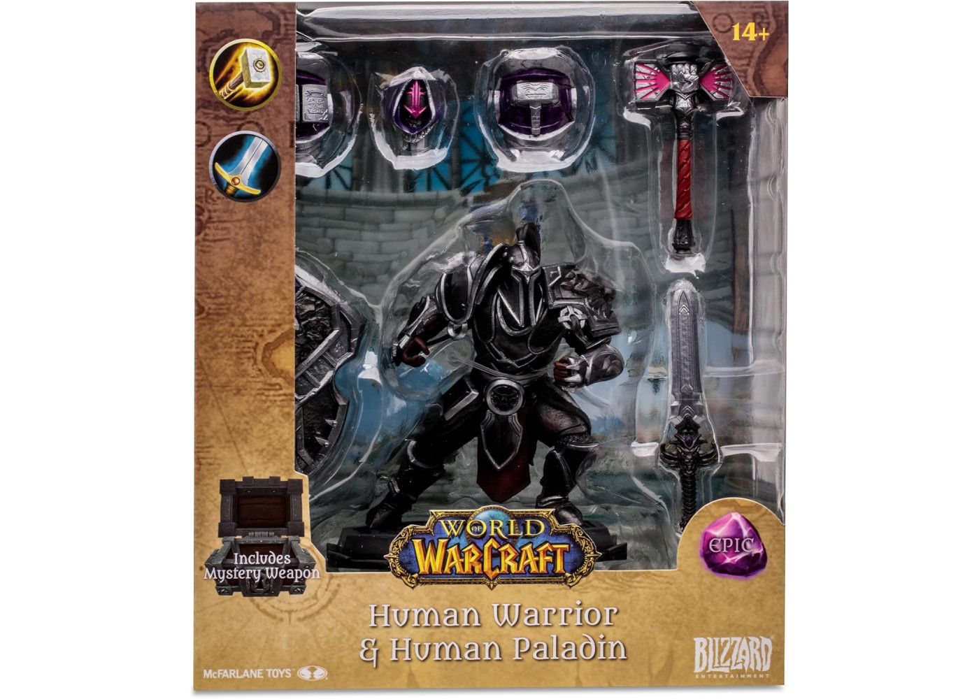 Фігурка Варкрафт Людина Воїн-Паладін World of Warcraft Human: Warrior/Paladin (Epic) McFarlane 16688