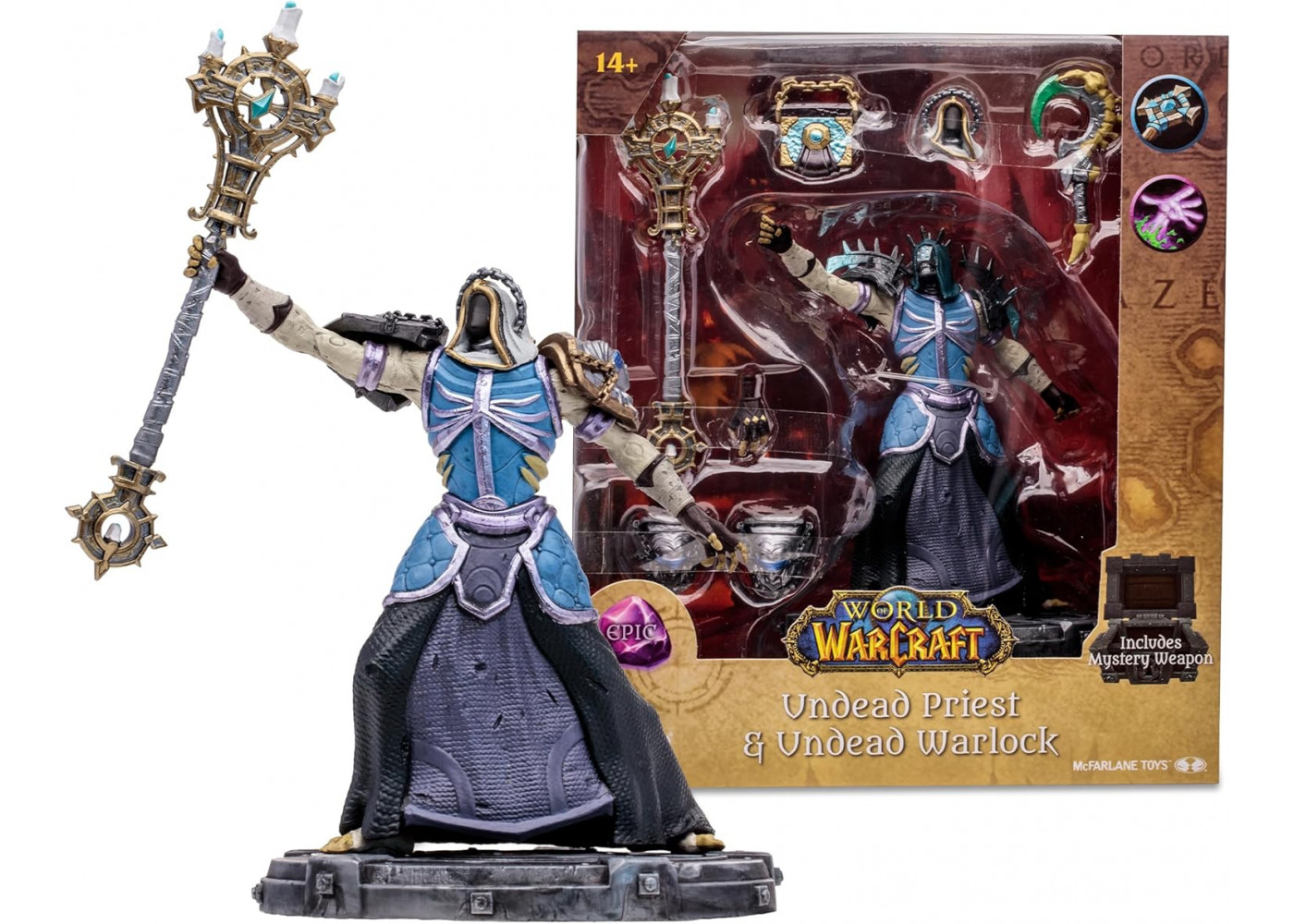 Фігурка Варкрафт Нежити Жрець-Чернокнижник World of Warcraft Undead: Priest/Warlock ( Epic) McFarlane 16692