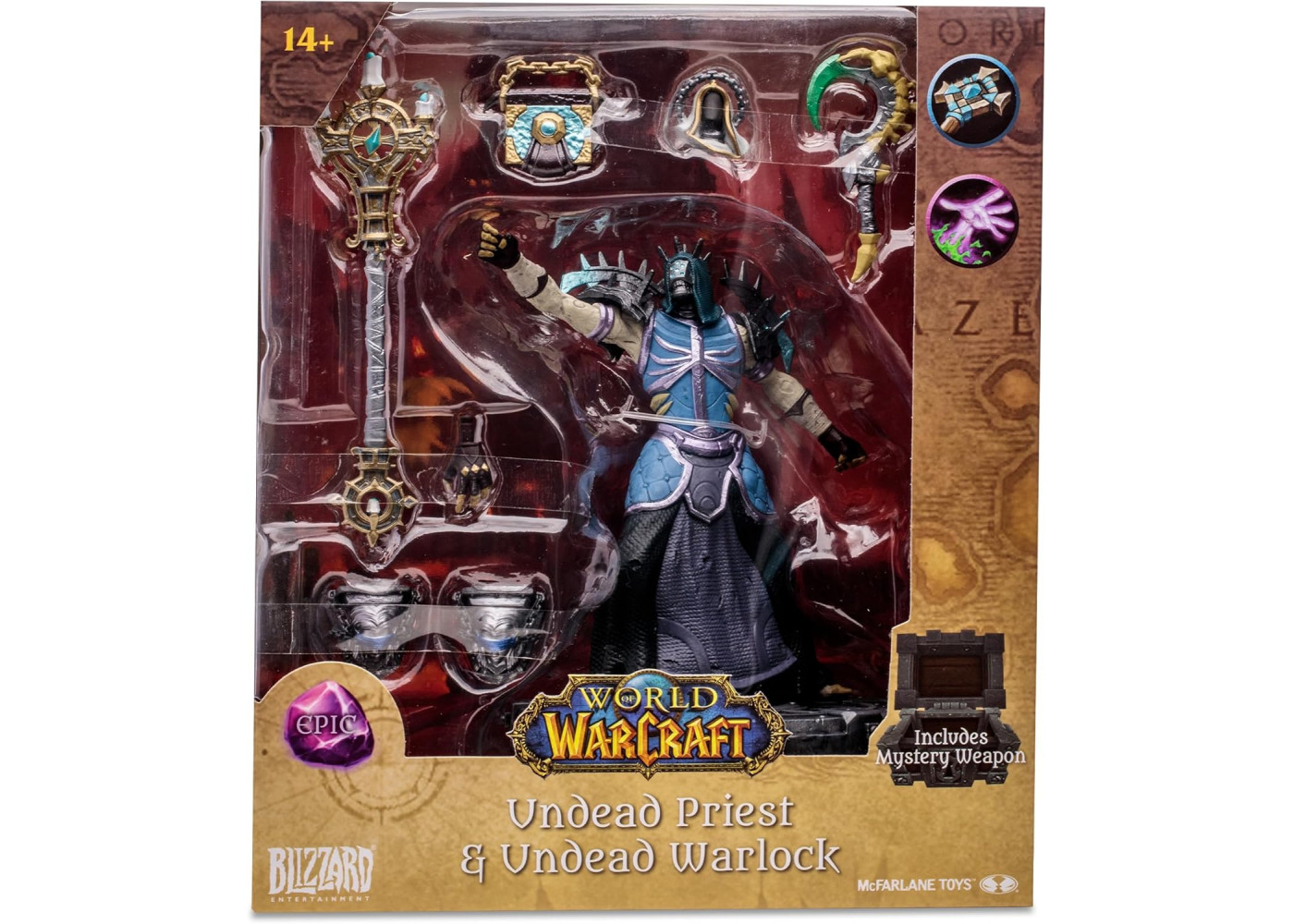Фігурка Варкрафт Нежити Жрець-Чернокнижник World of Warcraft Undead: Priest/Warlock ( Epic) McFarlane 16692