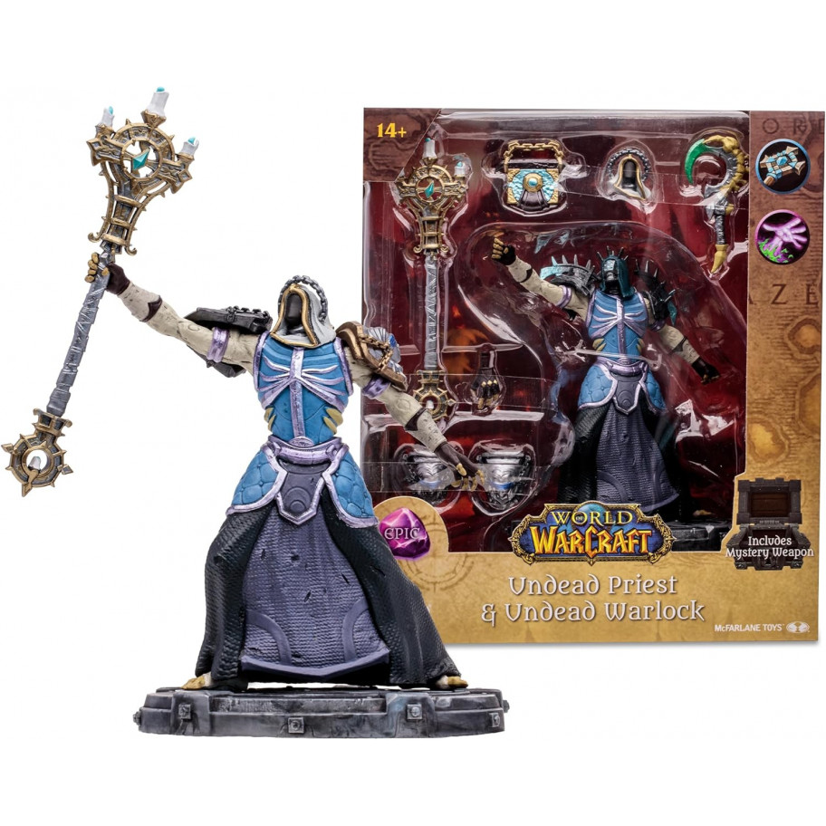 Фігурка Варкрафт Нежити Жрець-Чернокнижник World of Warcraft Undead: Priest/Warlock ( Epic) McFarlane 16692