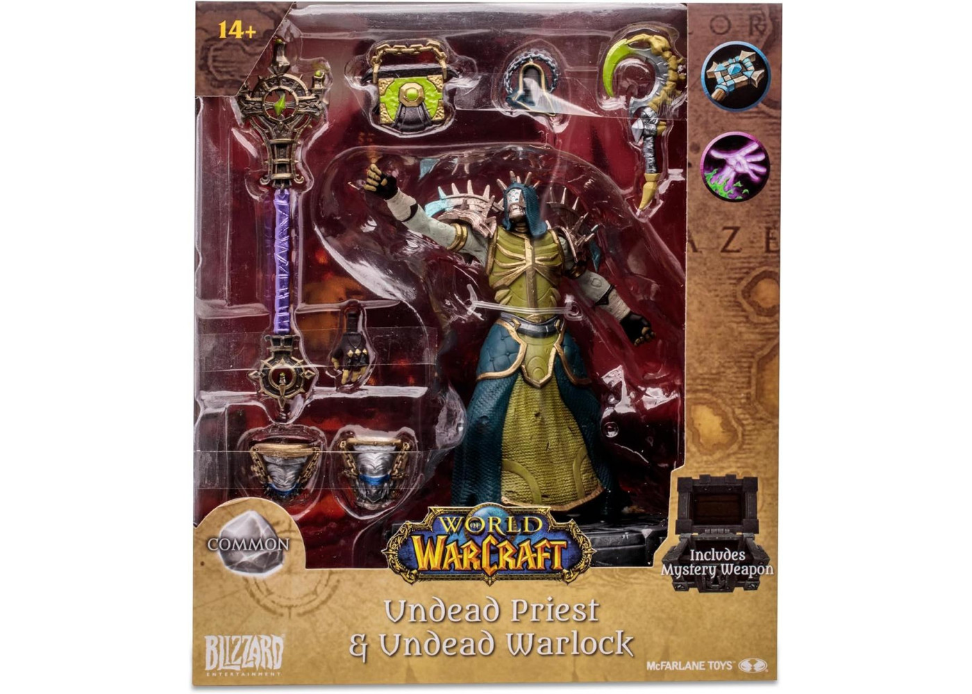 Фігурка Варкрафт Нежить Жрець-Чорнокнижник World of Warcraft Undead: Priest/Warlock (Common) McFarlane B16674