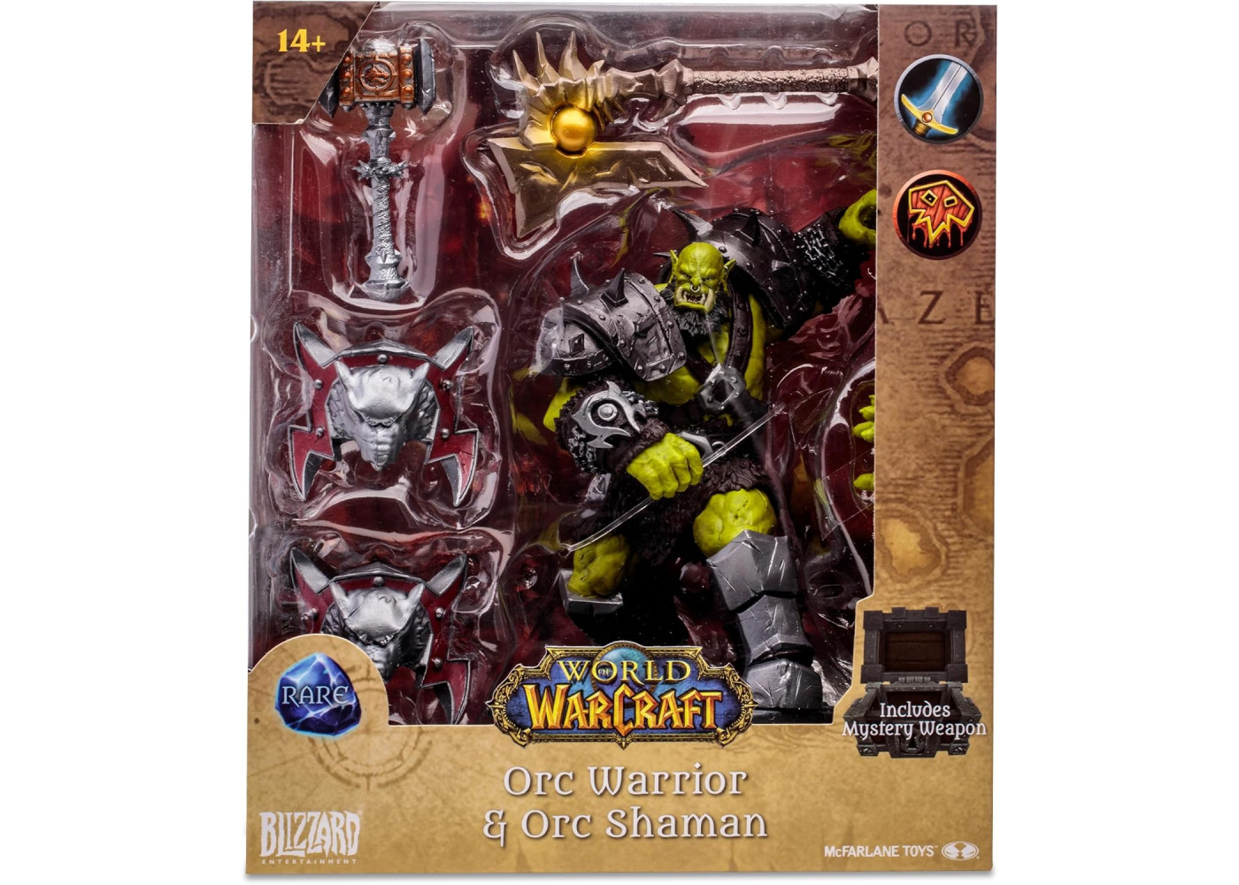 Фігурка Варкрафт Орк Воїн-Шаман World of Warcraft Orc: Shaman/Warrior (Rare) McFarlane 16684