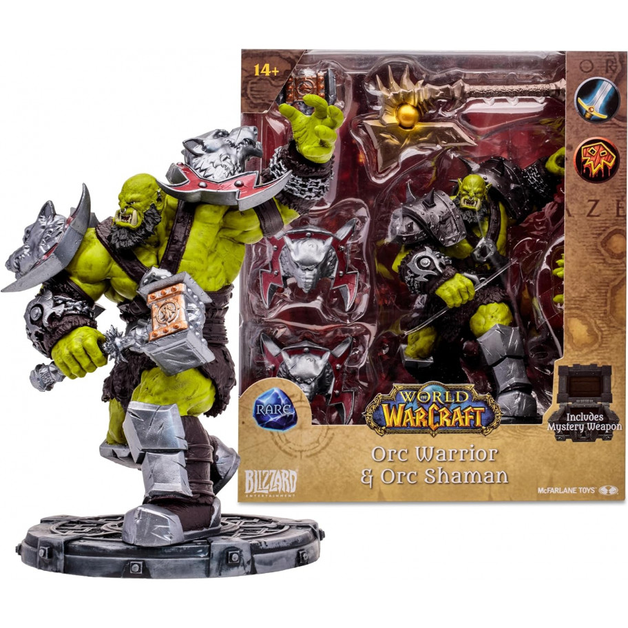 Фігурка Варкрафт Орк Воїн-Шаман World of Warcraft Orc: Shaman/Warrior (Rare) McFarlane 16684