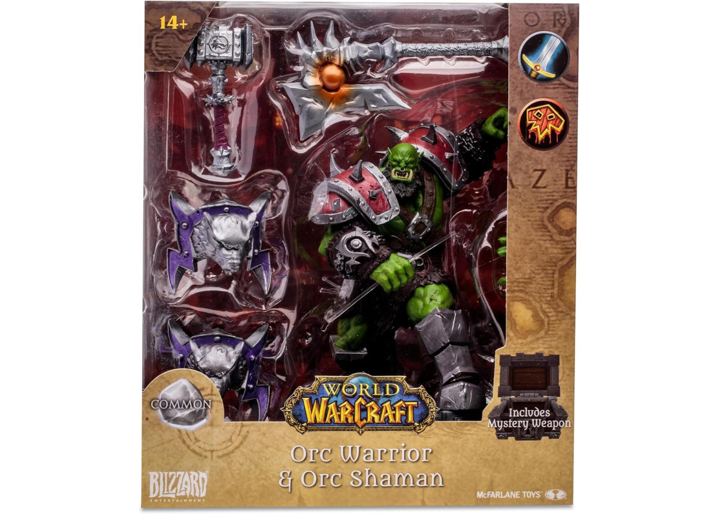 Фігурка Варкрафт Орк Воїн-Шаман World of Warcraft Orc: Shaman/Warrior (Common) McFarlane B16671