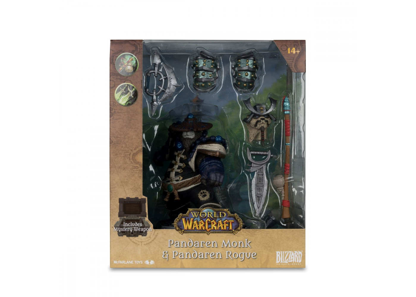 Фігурка Варкрафт Пандарен Монах та Шахрай World of Warcraft Pandaren: Monk & Rogue McFarlane 16677