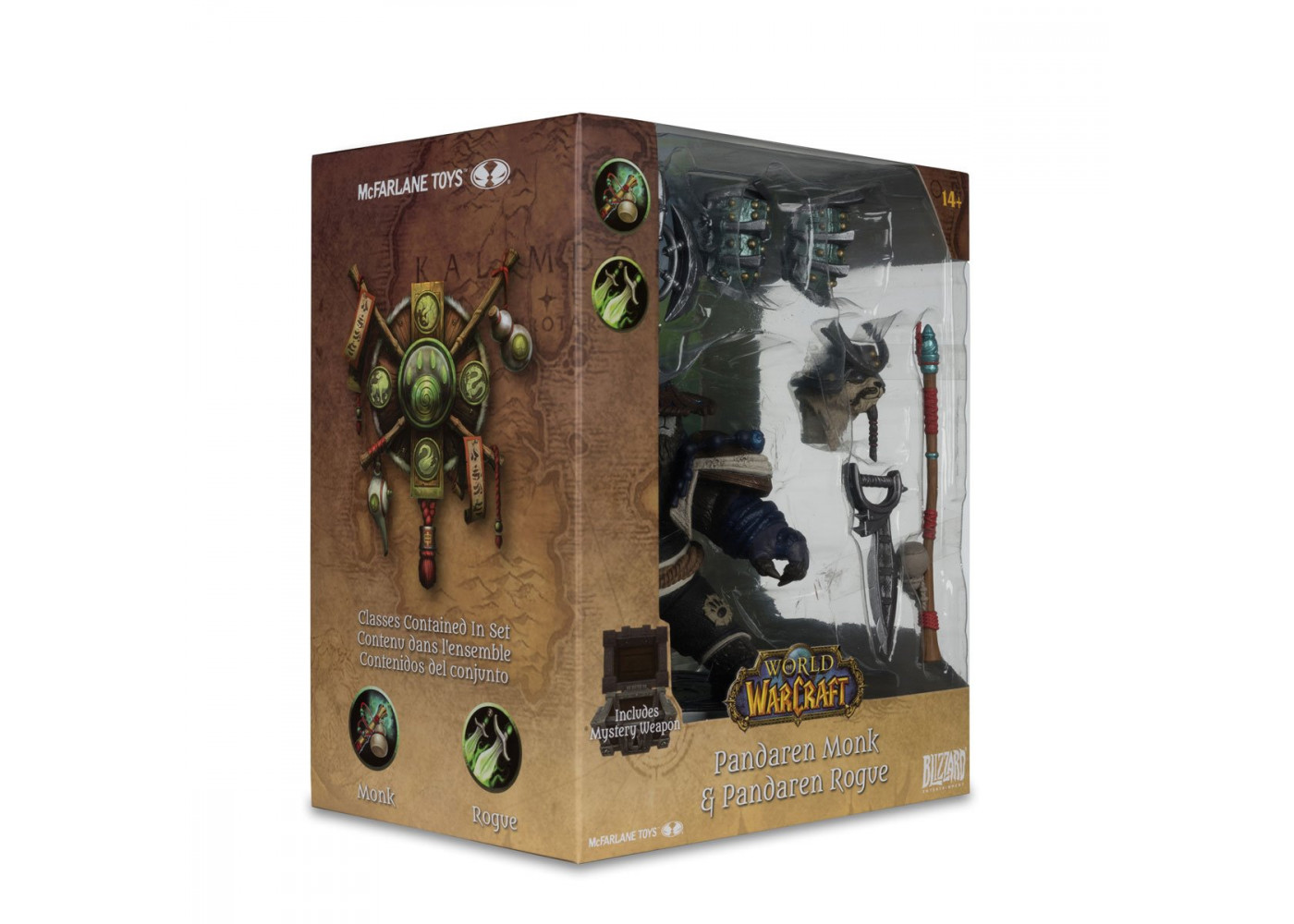 Фігурка Варкрафт Пандарен Монах та Шахрай World of Warcraft Pandaren: Monk & Rogue McFarlane 16677