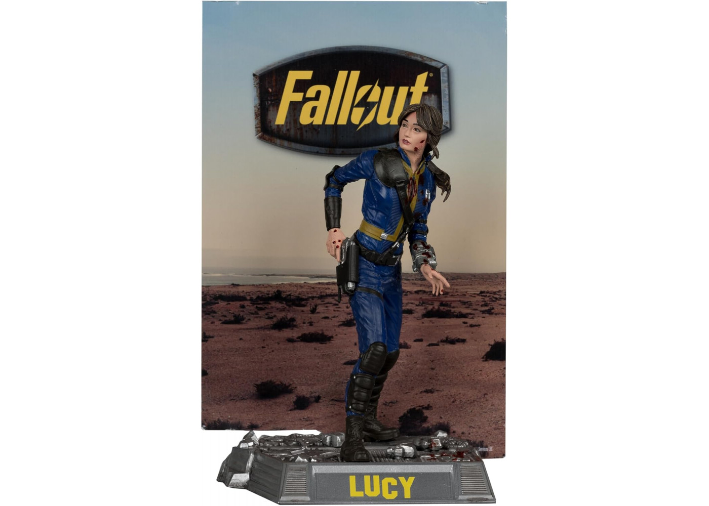 Набір Фігурок Фоллаут 4 шт Люсі Максимус Гуль Хлопець з Скрині Fallout Lucy Maximus The Ghoul Vault Boy McFarlane 14097