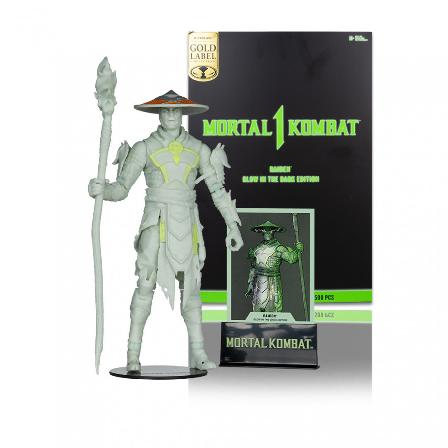 Фігурка Райден Мортал Комбат Світиться у Темряві Mortal Kombat Raiden Glow In The Dark McFarlane 11096