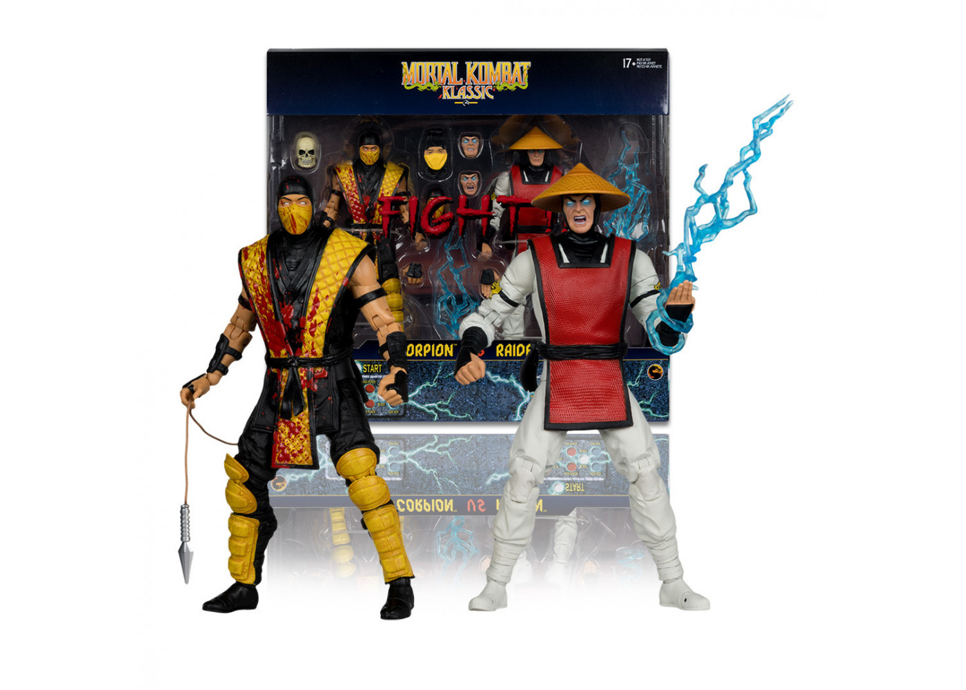 Фигурки Скорпион и Райден Мортал Комбат Mortal Kombat Scorpion and Raiden McFarlane 11857