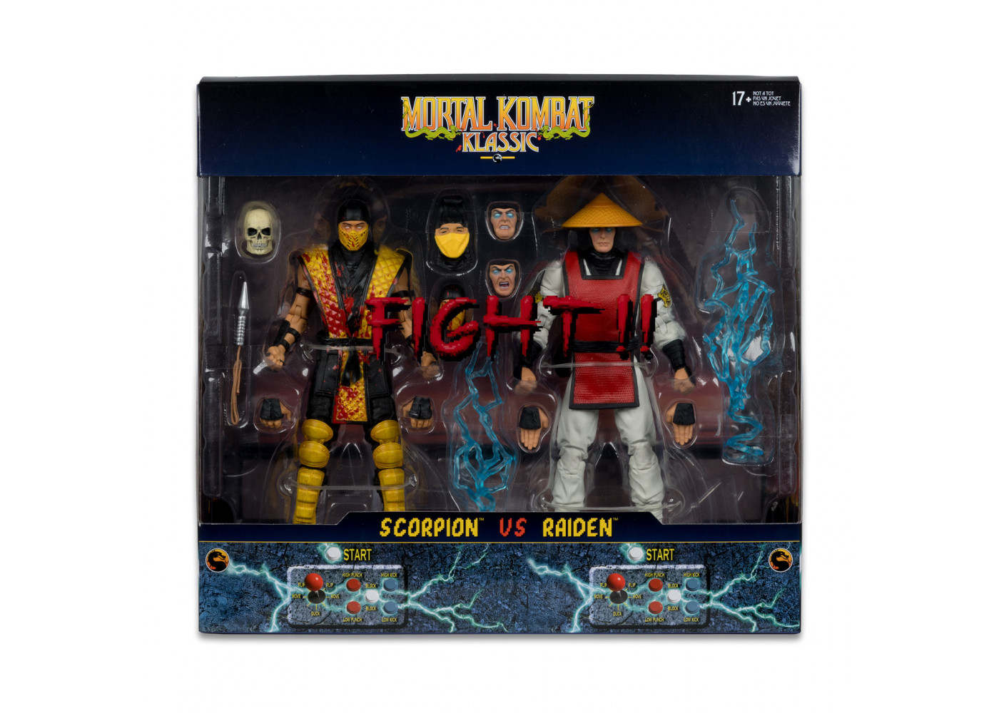Фигурки Скорпион и Райден Мортал Комбат Mortal Kombat Scorpion and Raiden McFarlane 11857