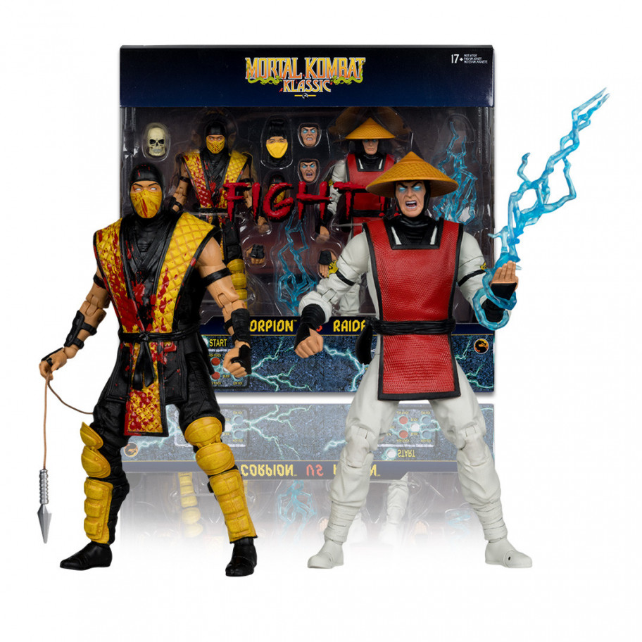 Фигурки Скорпион и Райден Мортал Комбат Mortal Kombat Scorpion and Raiden McFarlane 11857