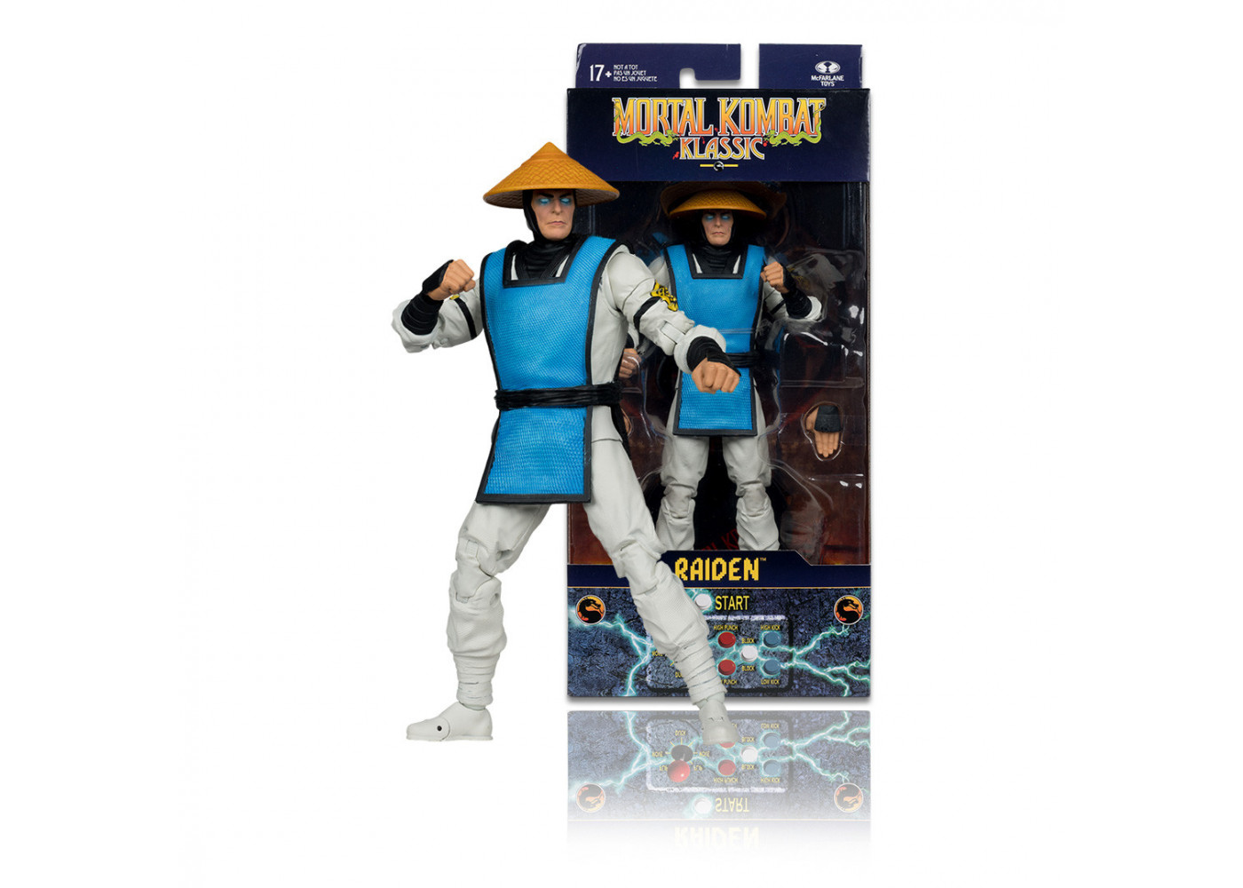 Фигурка Райден Мортал Комбат Mortal Kombat Raiden Classic McFarlane 118079