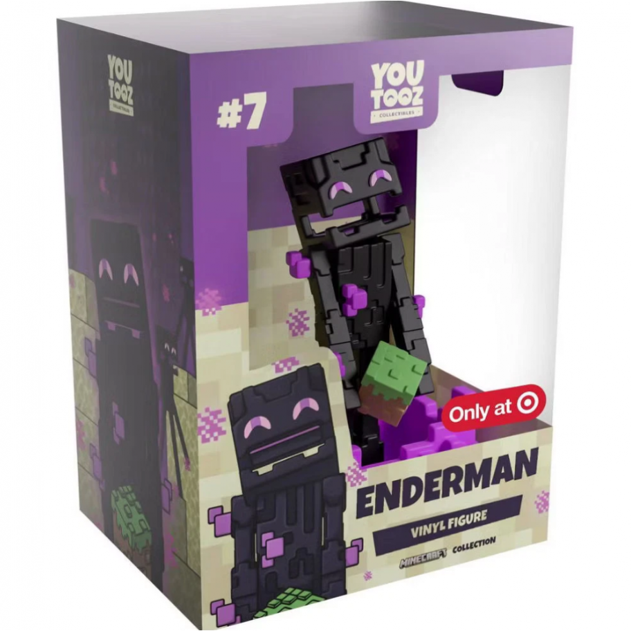 Фігурка Майнкрафт Ендермена Minecraft Youtooz Minecraft Enderman Mattel 78179