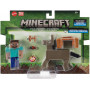 Набор игрушек Майнкрафт Стив и Осёл Minecraft Steve and Donkey Mattel JCN54