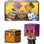 Набор 2 в 1 Майнкрафт Парусник и Дельфин 9,5 см Minecraft Flippin’ Figs Mattel JCY31