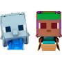 Набор 2 в 1 Майнкрафт Парусник и Дельфин 9,5 см Minecraft Flippin’ Figs Mattel JCY31
