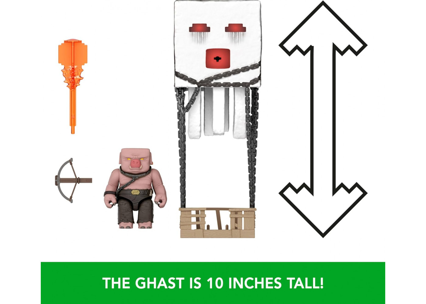 Игрушка Майнкрафт Гаст Взрывная Атака со звуком Minecraft Blast Attack Ghast Mattel JFB69