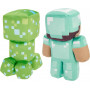 Набор 2 шт Мягкая Игрушка Майнкрафт Стив и Крипер 20 см Minecraft Plush Steve & Creeper Mattel HPM21