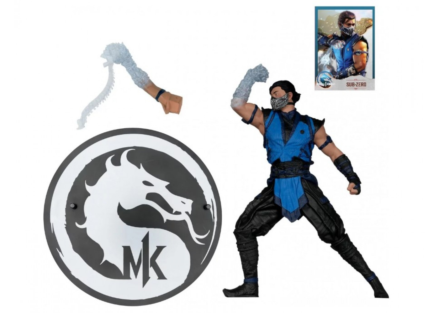 Большая Фигурка Саб-Зиро (Примята Коробка) Мортал Комбат 1:6 Mortal Kombat Sub-Zero McFarlane B11084