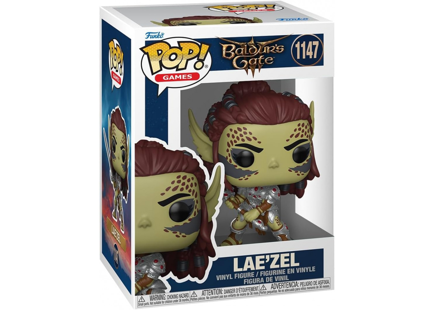 Фигурка Фанко Лаэзель Балдурс Гейт №1147 Baldurs Gate 3 Lae'zel Funko 88348