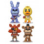 Фигурка Фанко 4 шт Фредди Бонни Чика Фокси Five Nights at Freddy's Freddy Bonnie Chica Foxy Funko 95660