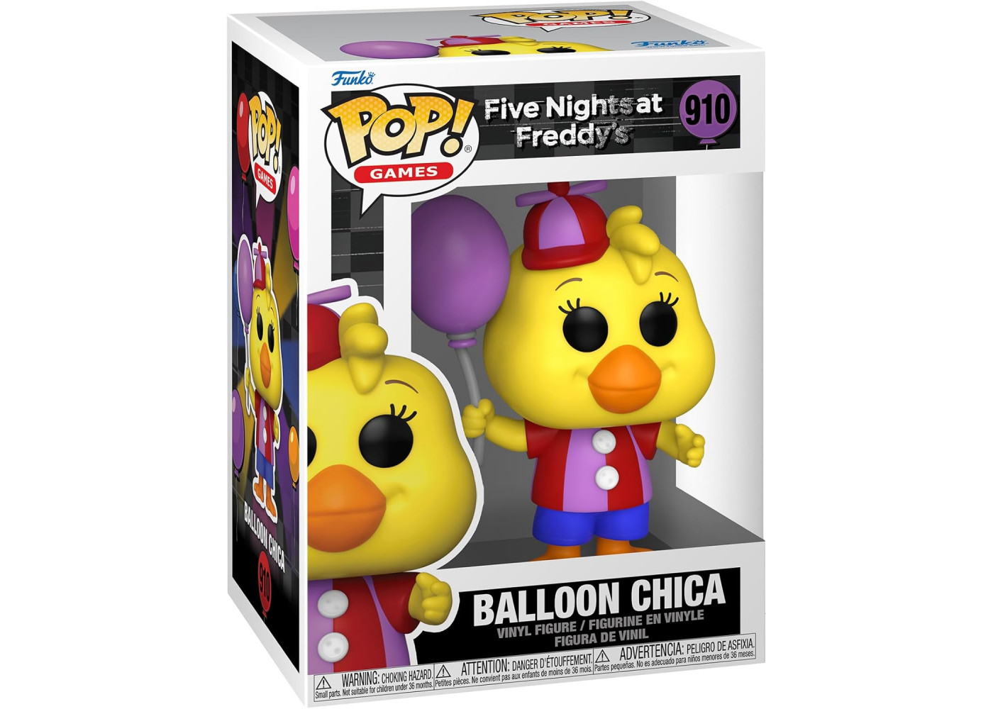 Фігурка Фанко Чіка П'ять ночей з Фредді №910 Five Nights at Freddy's Balloon Chica Funko 67626