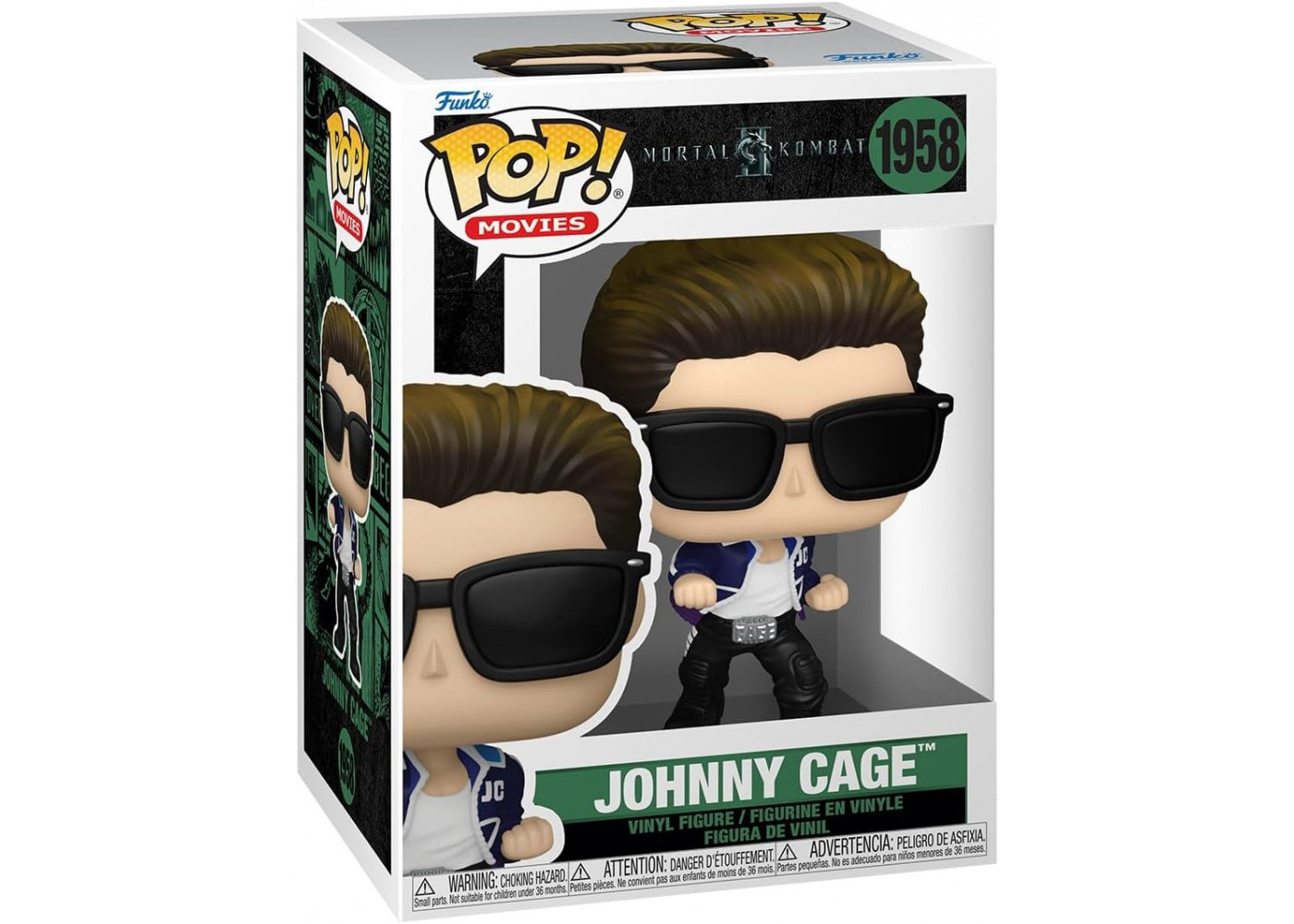 Фігурка Фанко Джонні Кейдж Мортал Комбат №1958 Mortal Kombat Johnny Cage Funko 87073