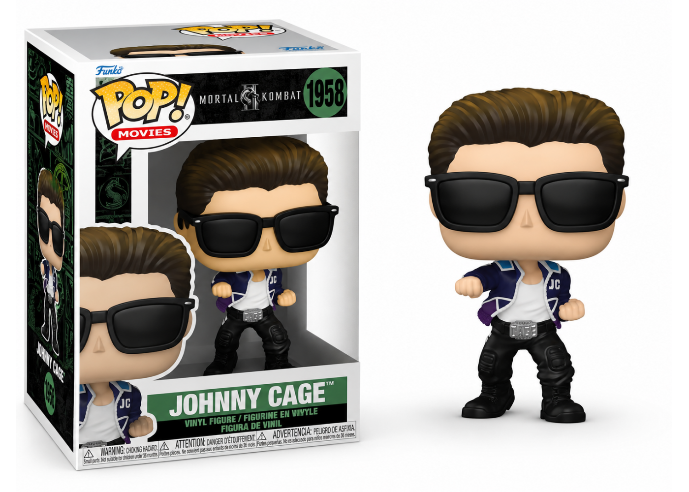 Фігурка Фанко Джонні Кейдж Мортал Комбат №1958 Mortal Kombat Johnny Cage Funko 87073