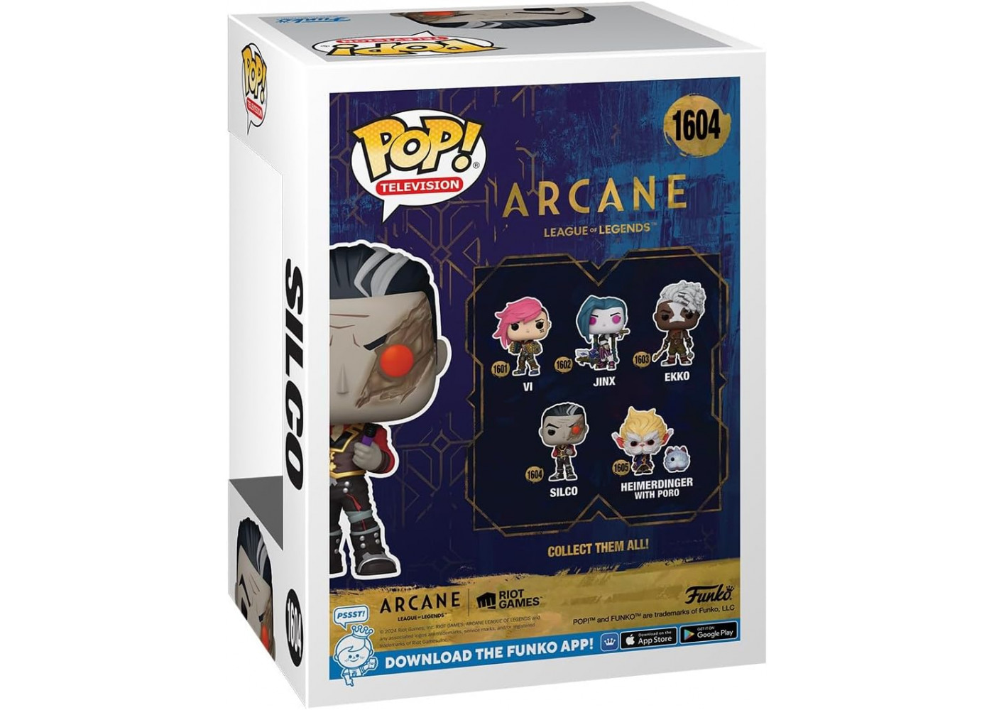 Фігурка Фанко Ліга Легенд Аркейн Сілко №1604 League of Legends Arcane Silco Funko 75650