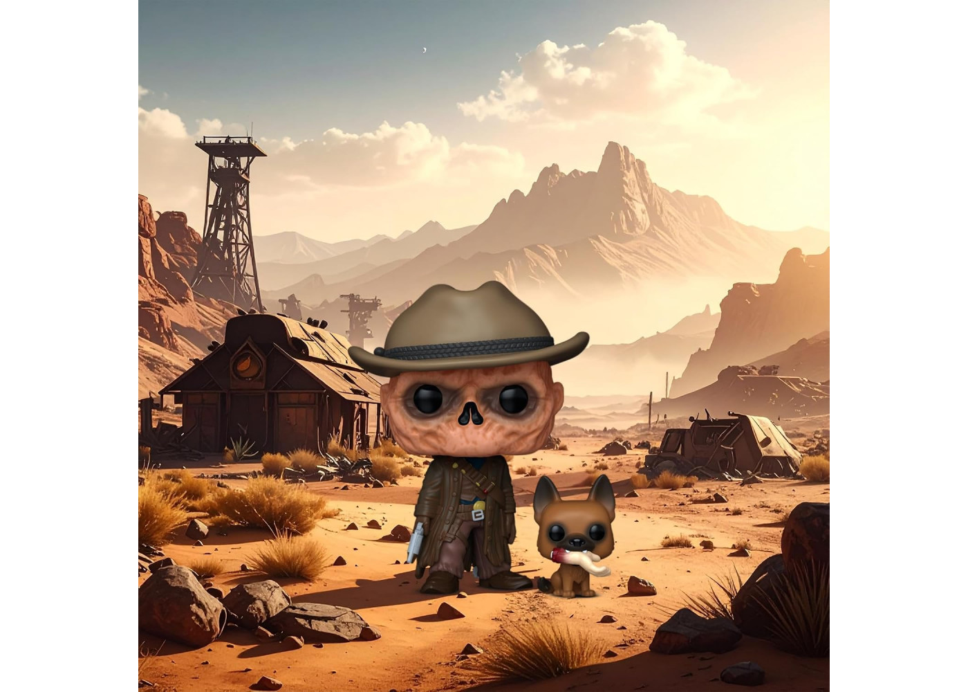 Фигурка Фанко Гуль Фоллаут №1766 Fallout The Ghoul With CX404 Funko 86799