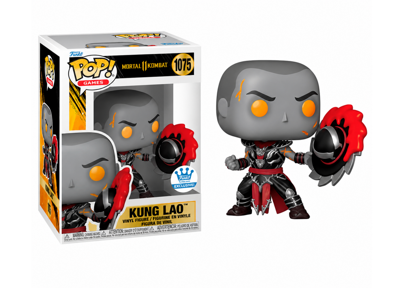 Фигурка Фанко Кунг Лао Мортал Комбат (Уценка) №1075 Mortal Kombat 11 Kung Lao Funko B84976