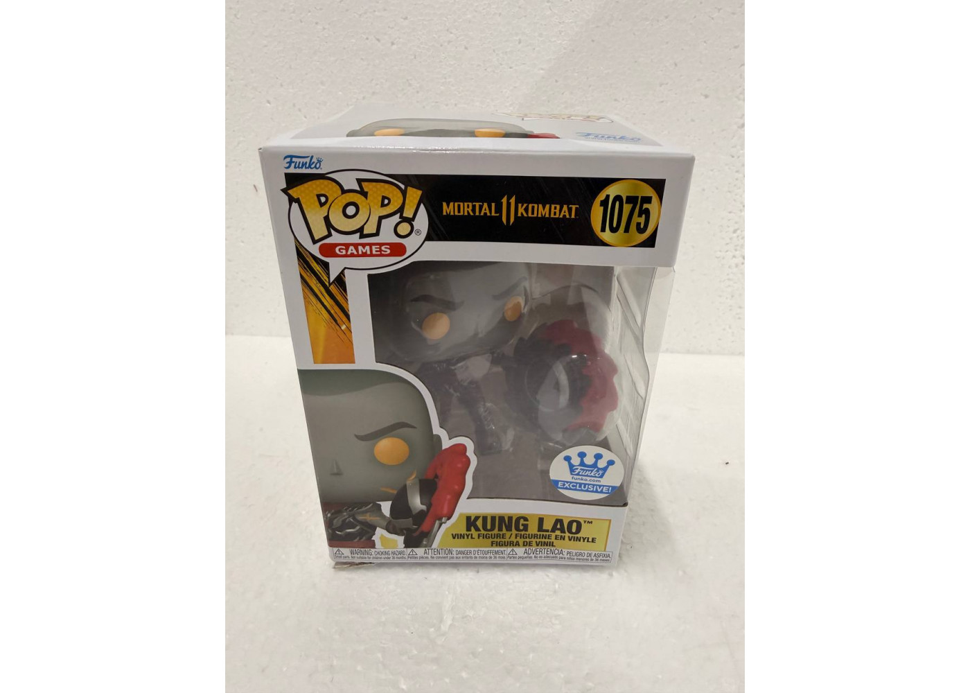 Фигурка Фанко Кунг Лао Мортал Комбат (Уценка) №1075 Mortal Kombat 11 Kung Lao Funko B84976