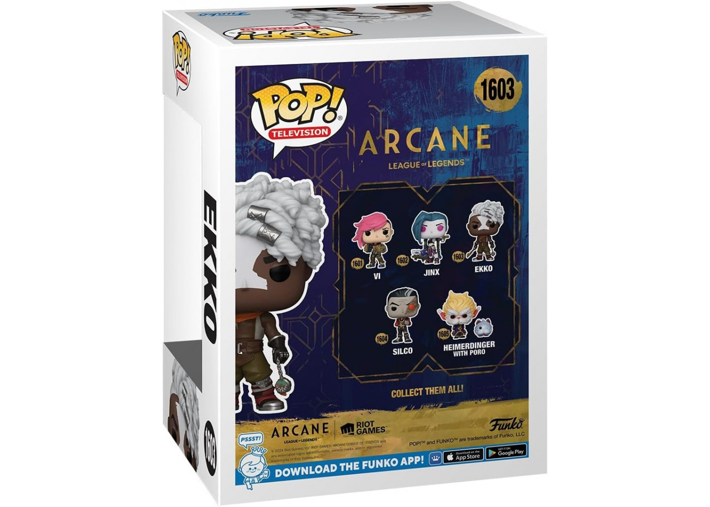 Фигурка Фанко Лига Легенд Аркейн Экко №1603 League of Legends Arcane Ekko Funko 75648