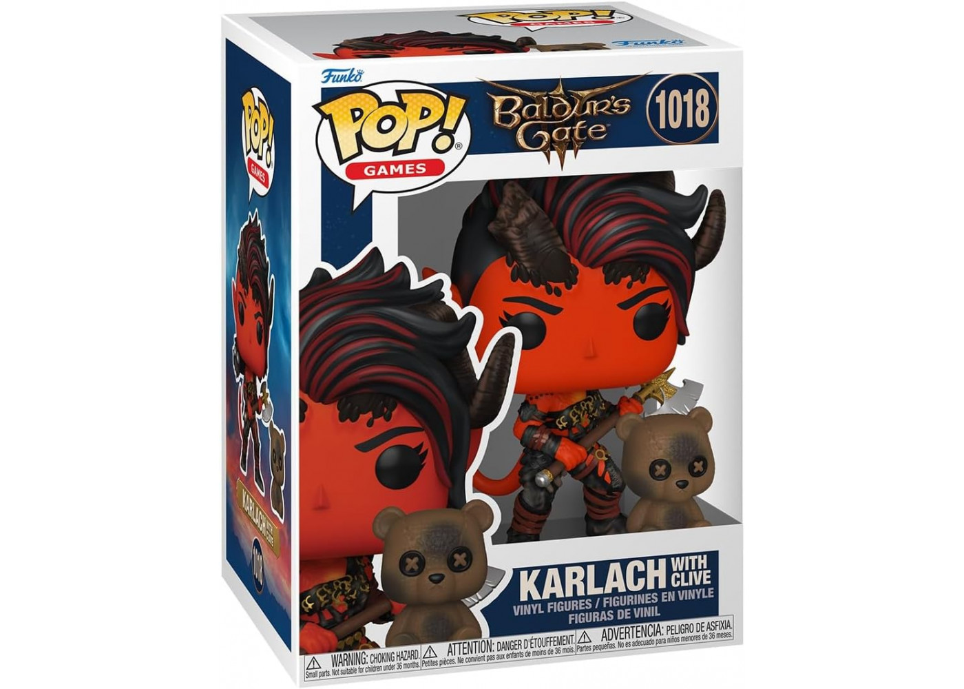 Фигурка Фанко Карлах с Клайвом Балдурс Гейт №1018 Baldurs Gate 3 Karlach Funko 84957